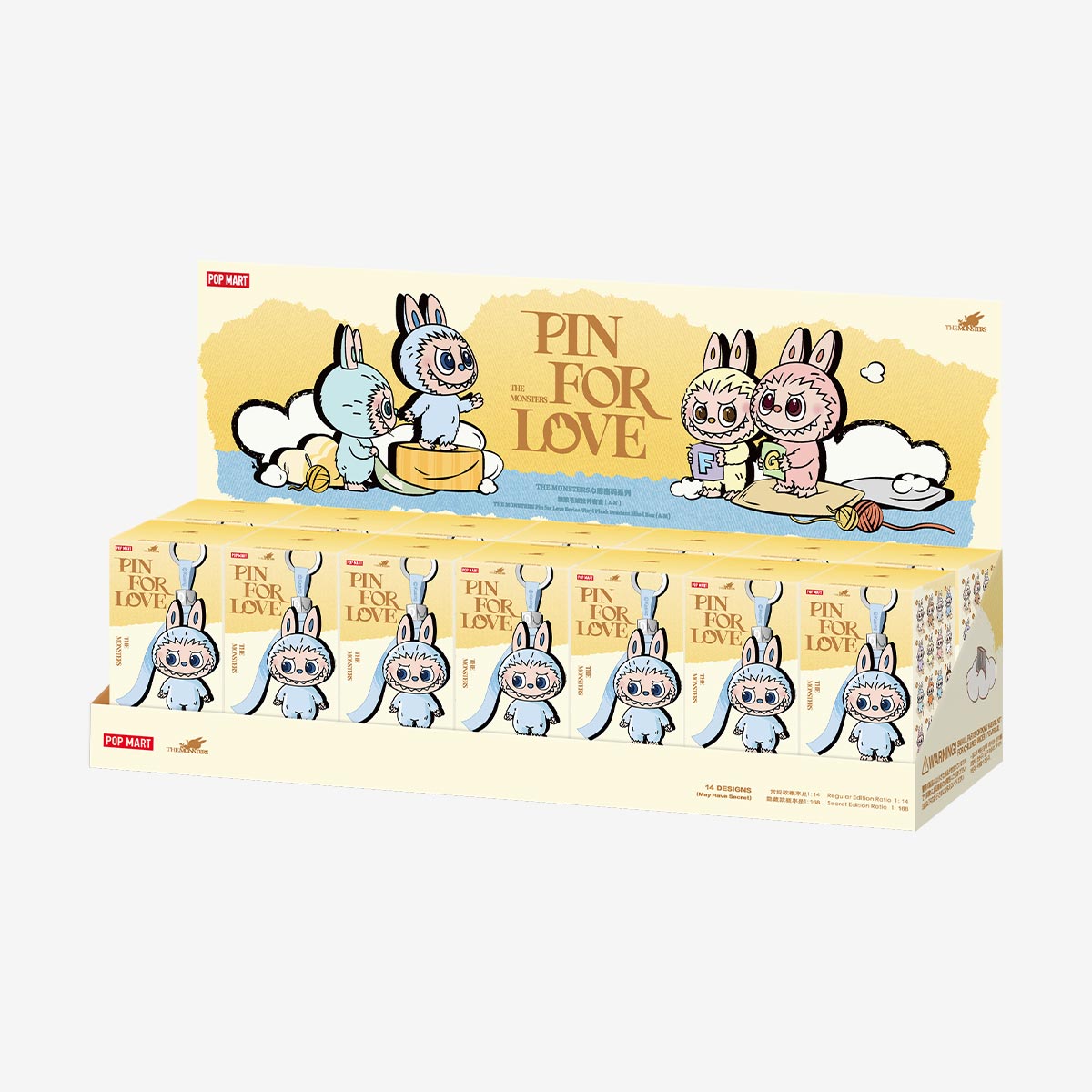 Pin for Love (A-M) Series - Vinyl Plush Pendant Blind Box