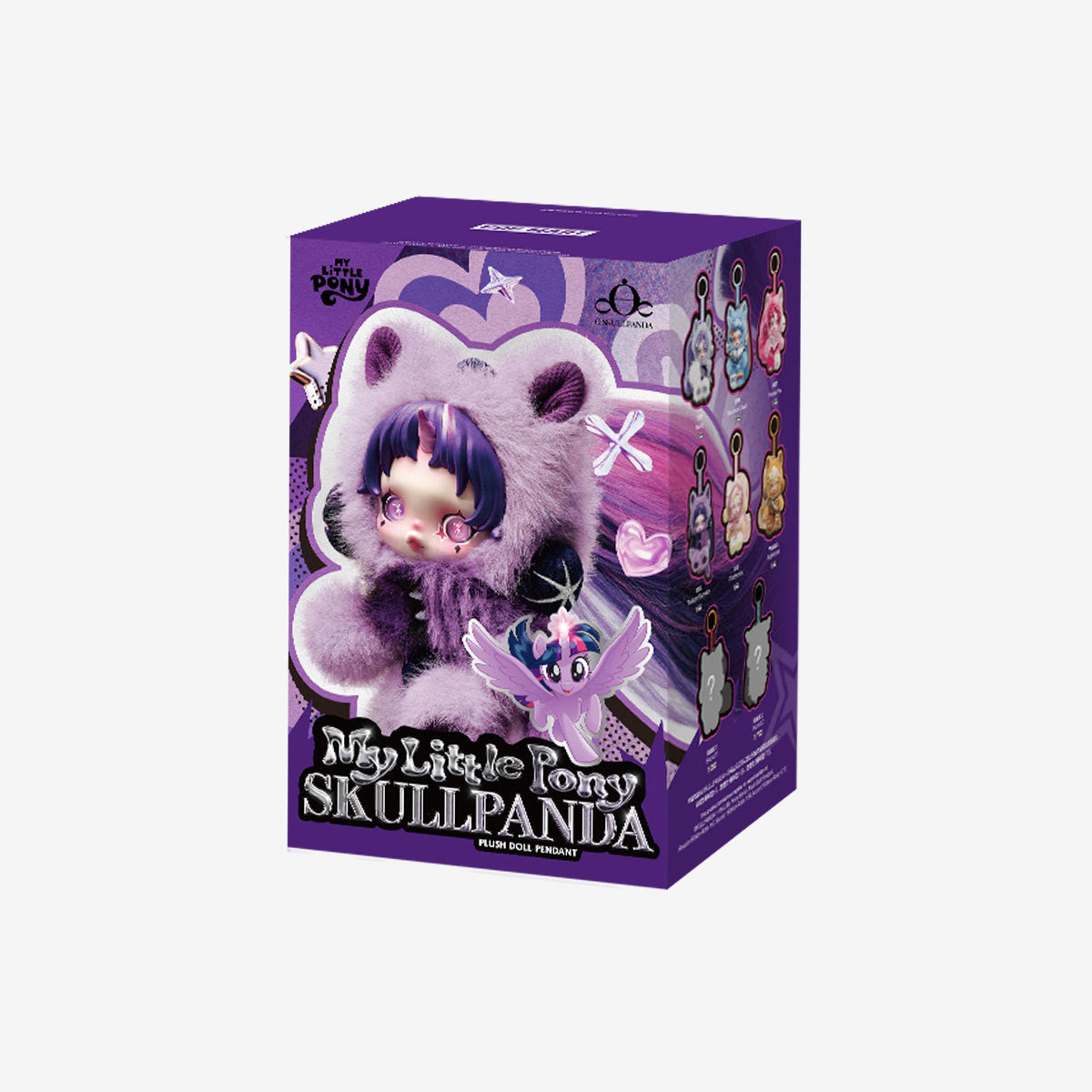 SKULLPANDA × My Little Pony Series - Vinyl Plush Pendant (Twilight Sparkle)