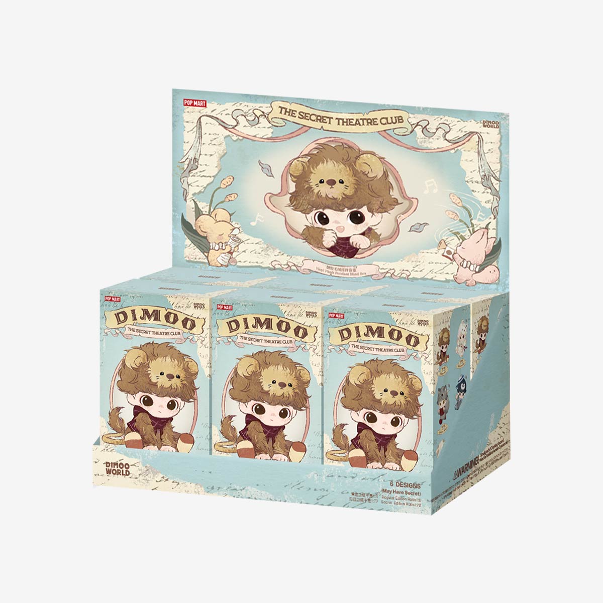 DIMOO The Secret Theatre Club Series - Vinyl Plush Pendant