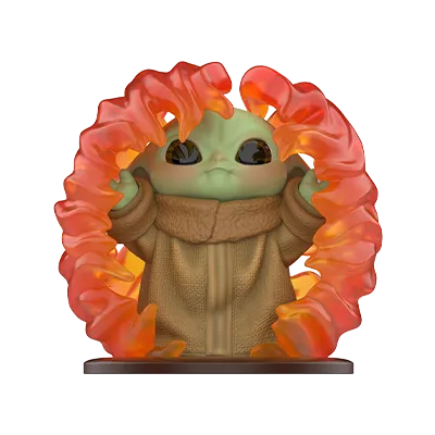 Star Wars Grogu Tiny But Mighty Series (Force Shield)