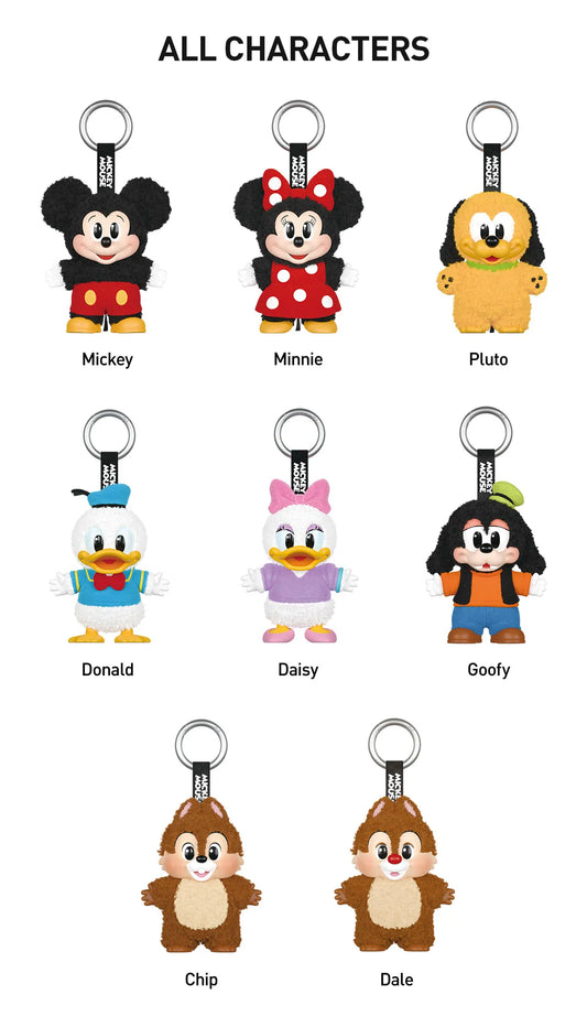 Mickey Family Cute Together Keychain Series - Vinyl Plush Pendant Blind Box