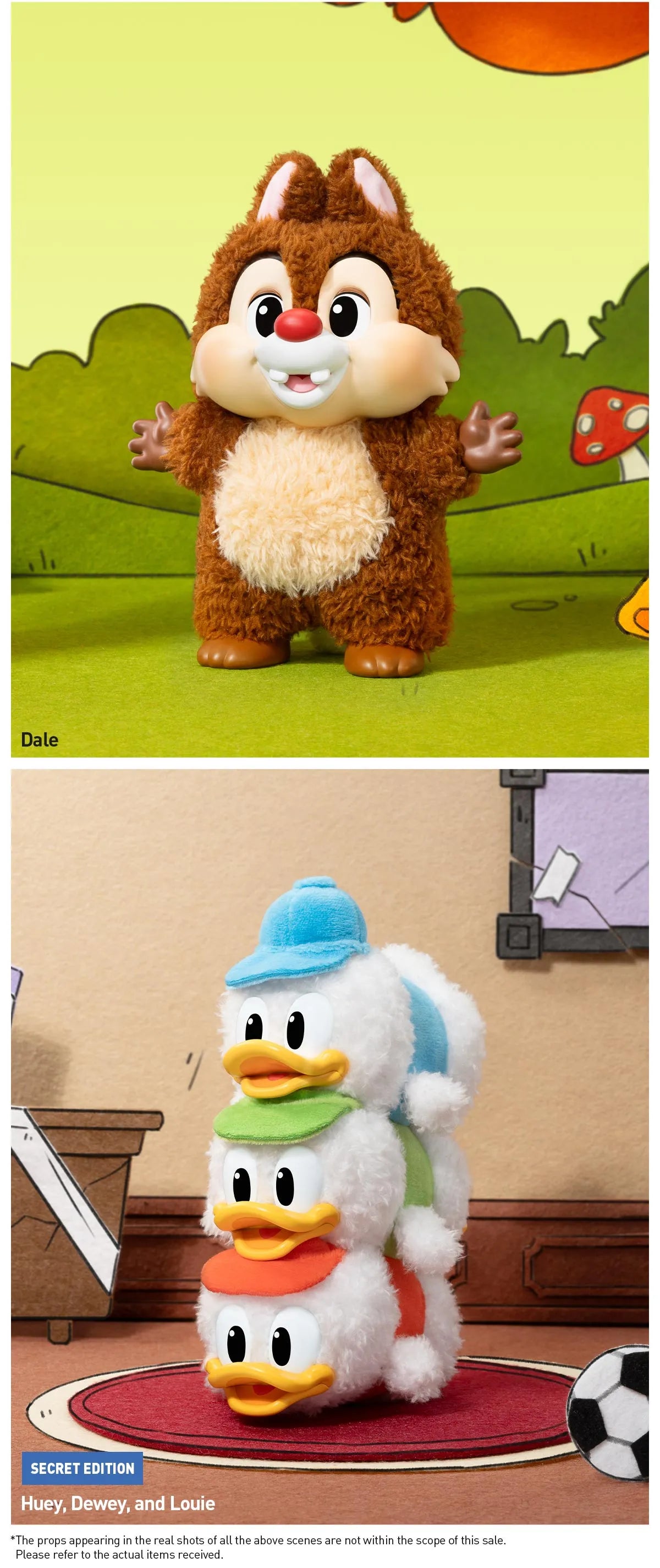 Mickey Family Cute Together Keychain Series - Vinyl Plush Pendant Blind Box