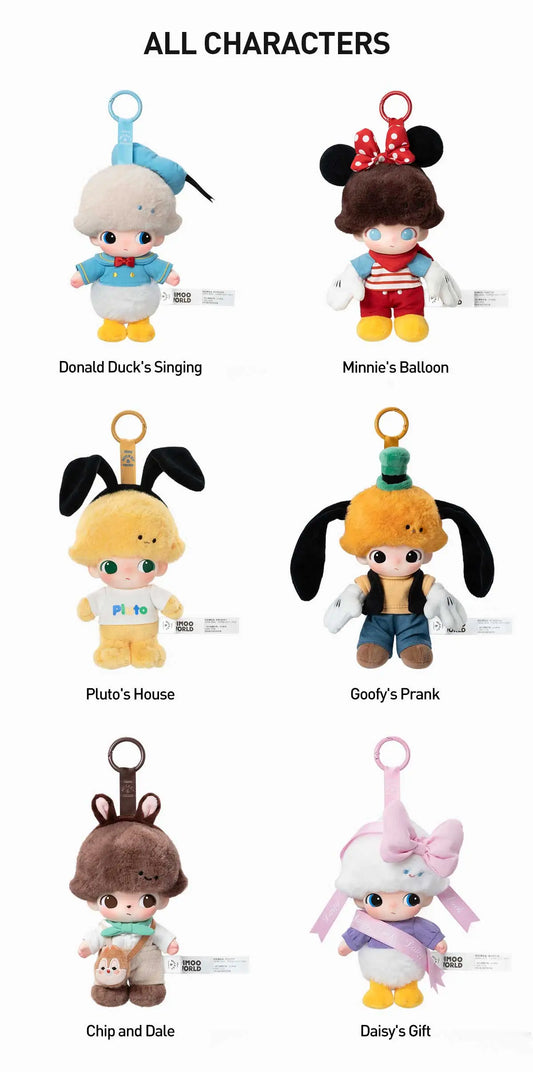 DIMOO WORLD × DISNEY Series - Vinyl Plush Pendant Blind Box
