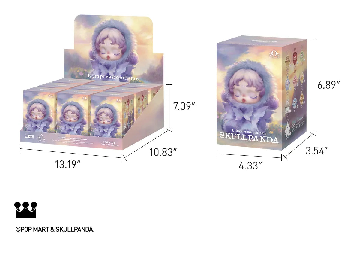 SKULLPANDA L'impressionnisme Series - Vinyl Plush Pendant Blind Box