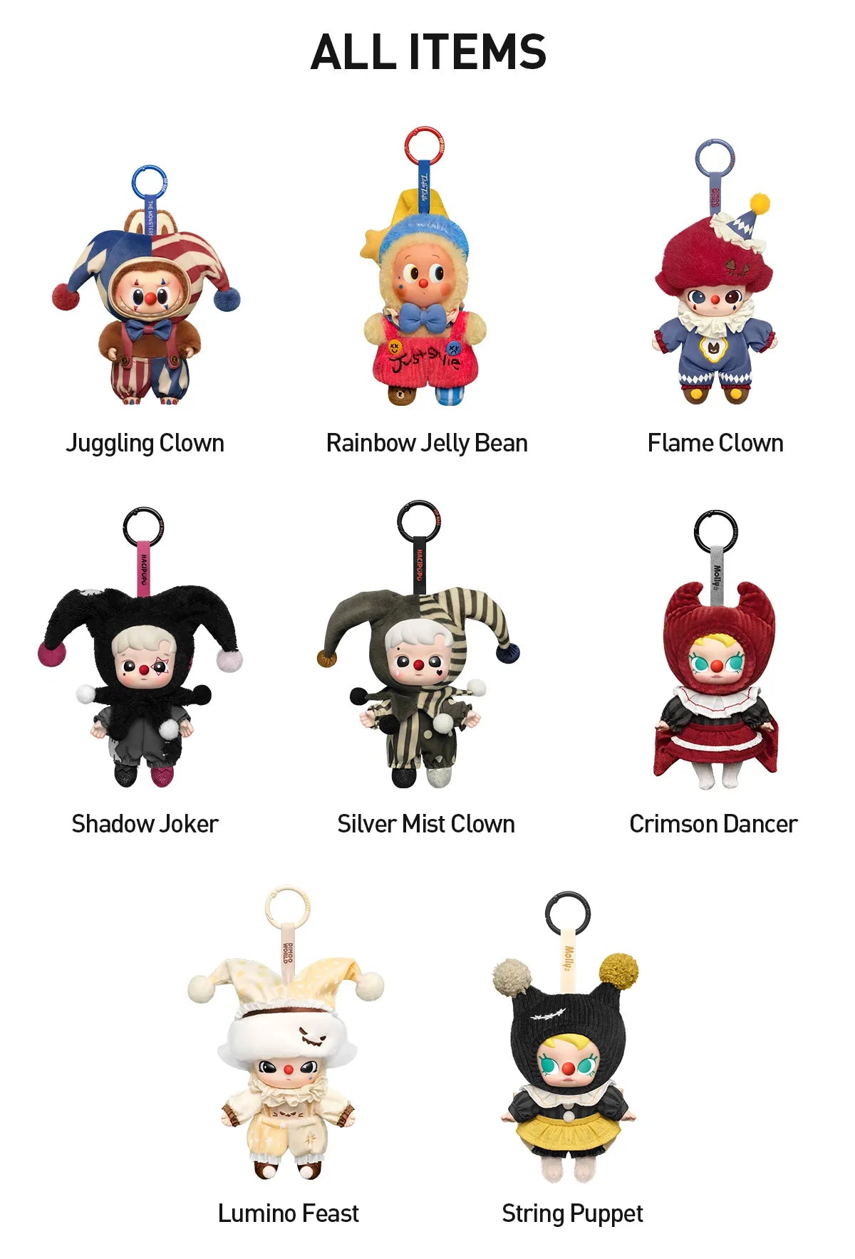 Why So Series Series - Vinyl Plush Pendant Blind Box