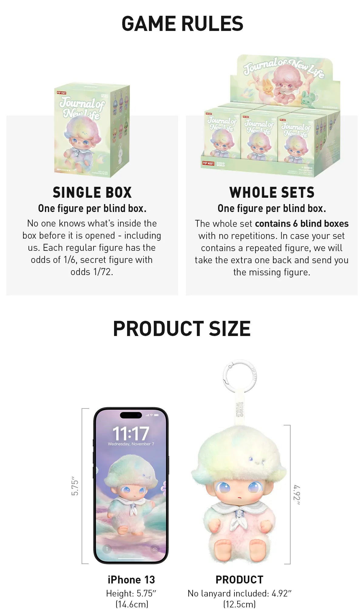 Journal of New Life Series - Vinyl Plush Pendant Blind Box