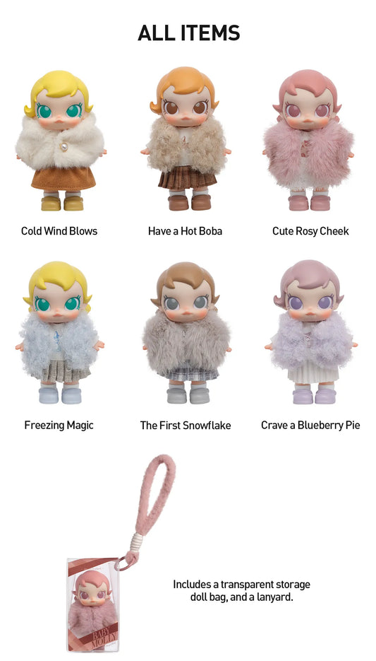 Baby Molly Winter Fit Check Series - Vinyl Plush Pendant Blind Box