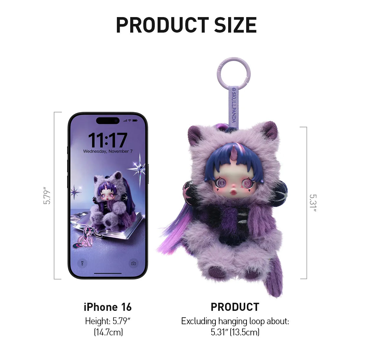 SKULLPANDA × My Little Pony Series - Vinyl Plush Pendant Blind Box