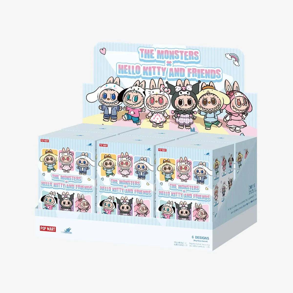 The Monsters x Hello Kitty and Friends Series - Vinyl Plush Pendant Blind Box