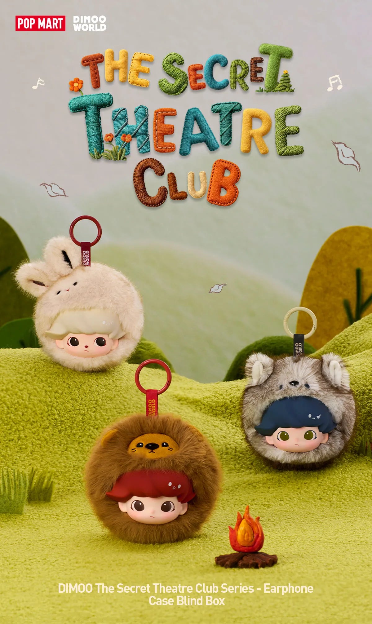 DIMOO The Secret Theatre Club Series - Earphone Case Blind Box